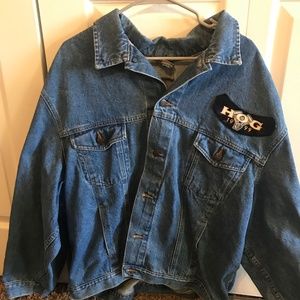 Vintage denim jacket with 1999 HOG Patch